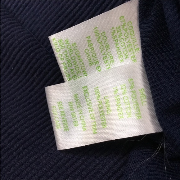 Lilly Pulitzer JANICE Shift Dress Navy / Coral Size M - Picture 10 of 11